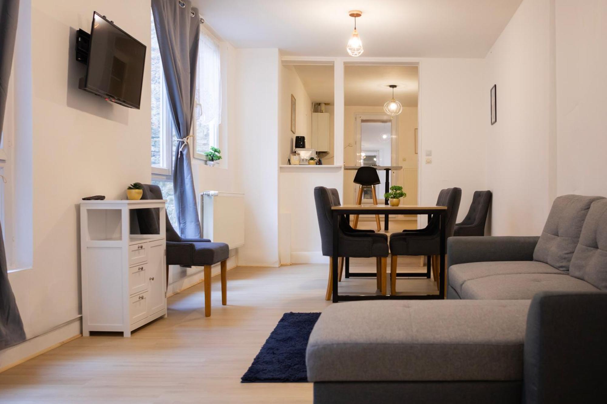 Spa Central Charmant Duplex Cosy 90M2 A 300M Rue Pietonne Et 500 M Du Port Boulogne-sur-Mer Luaran gambar